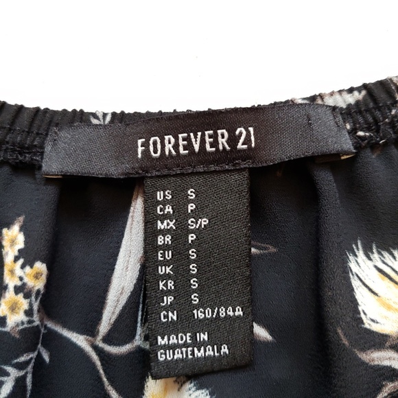 🐱Forever 21 Off the Shoulder Crop Top Blouse - Picture 4 of 4